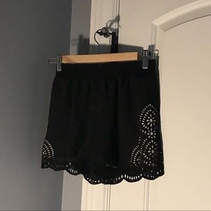 Flowy Black Shorts
